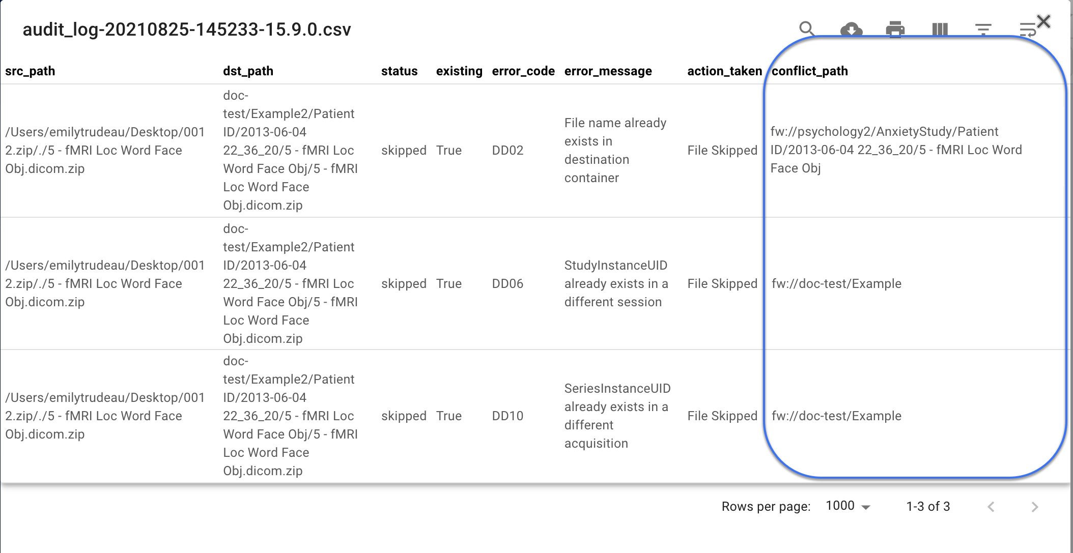 AuditLogExampleDuplicates.png