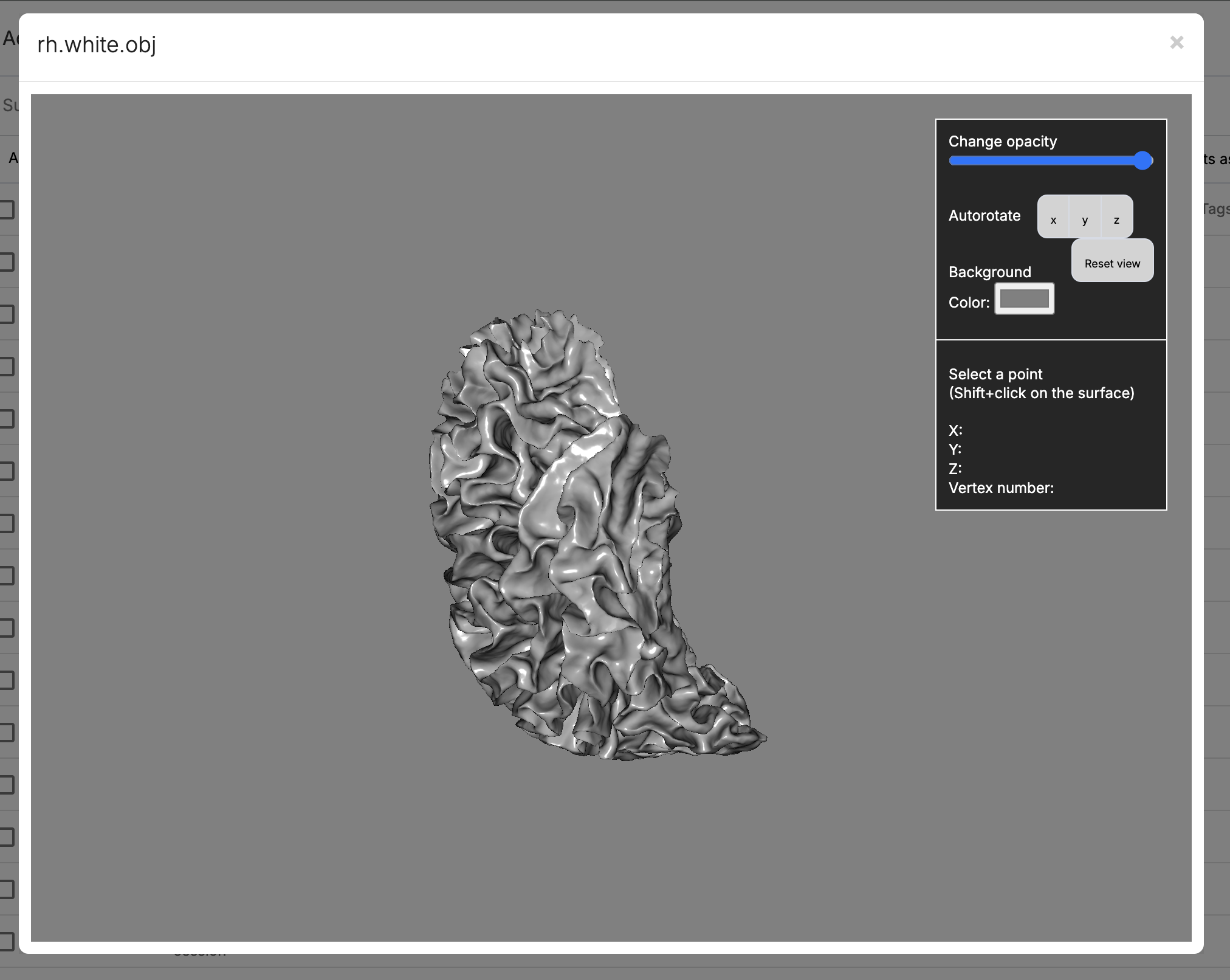 BrainBrowser Viewer UI