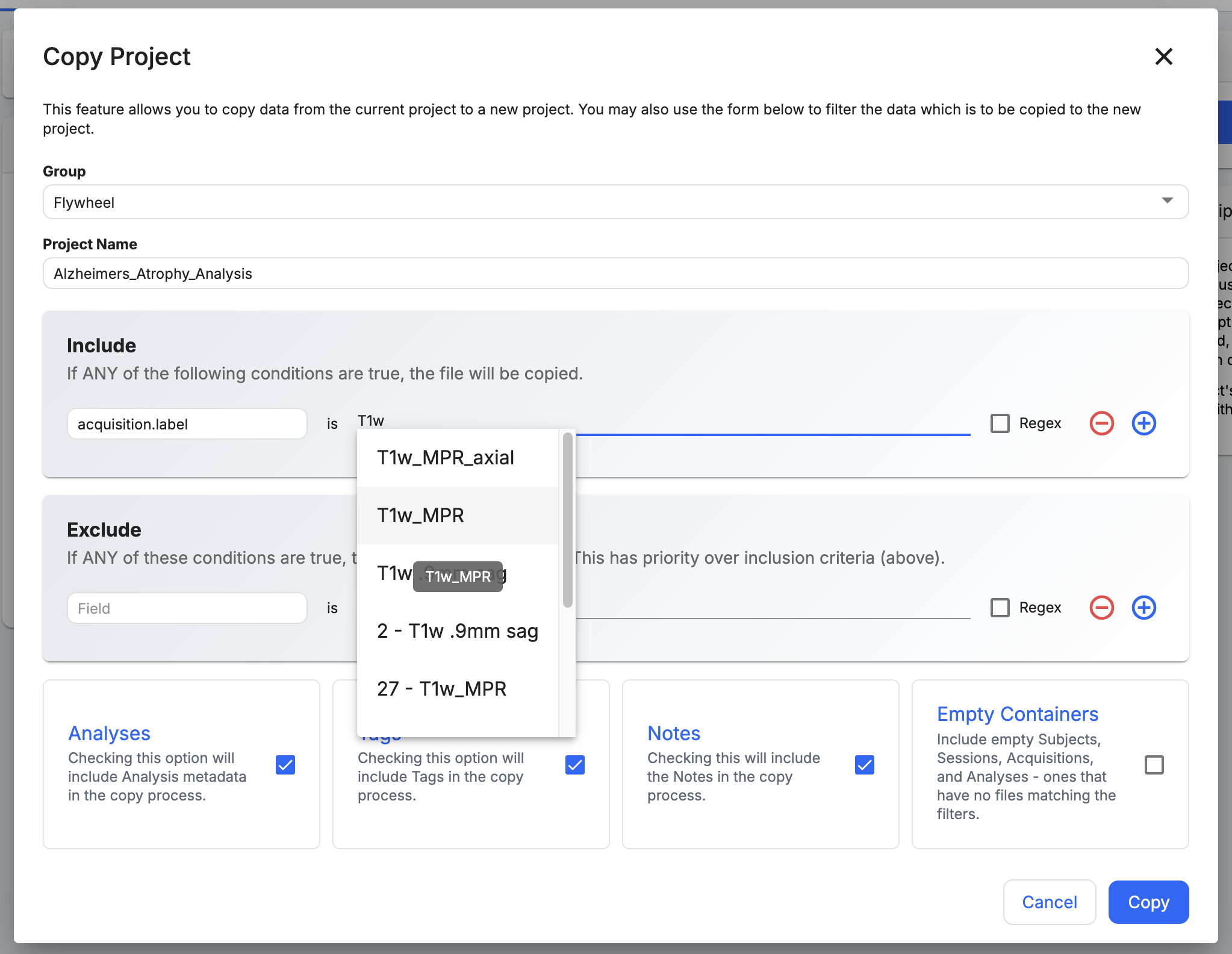 Smart Copy Dialog
