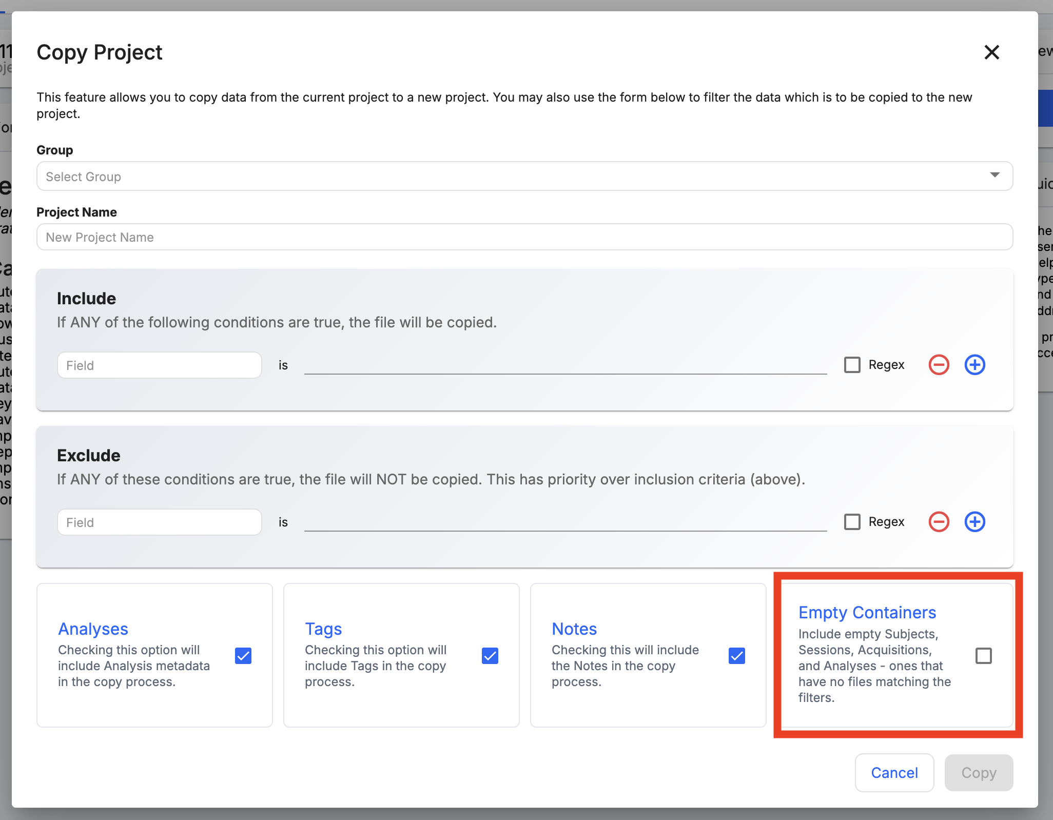Smart Copy Dialog