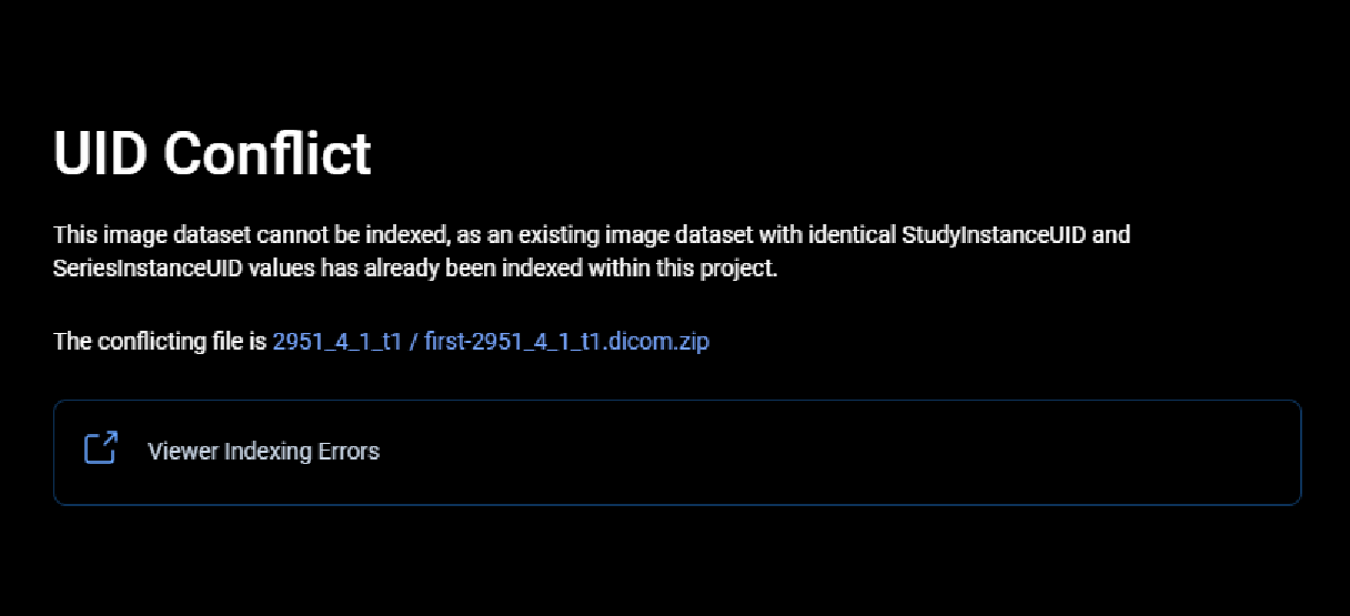 uid conflict indexing error