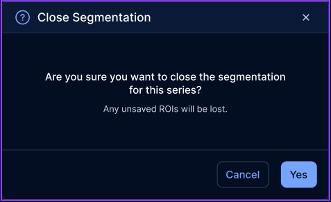 Close segmentations