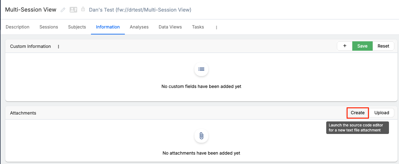 Create config file