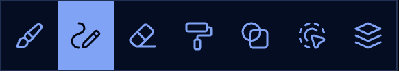 Freehand tool menu