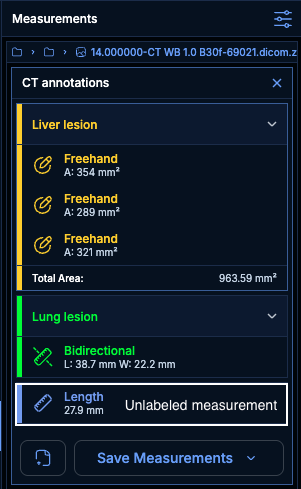 Unlabeled measurement