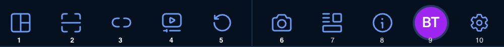 Header toolbar