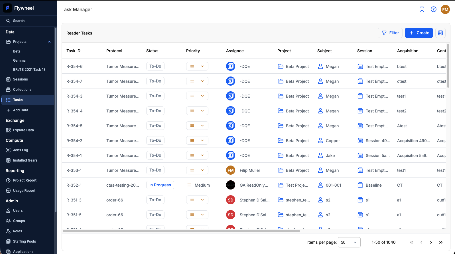 Task Manager showing full task list in table format